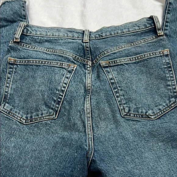 Free People’s We The Free Blue Ankle Cropped  with Classic Medium Wash Size 30 - Picture 6 of 7